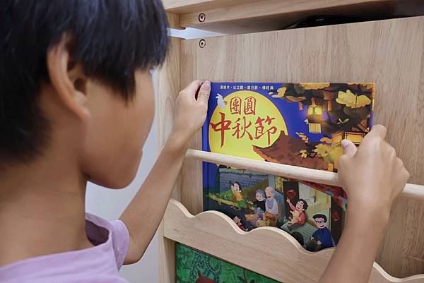 Man&Kids寵小孩兒童生活家居｜旋轉書櫃｜兒童書櫃｜育兒